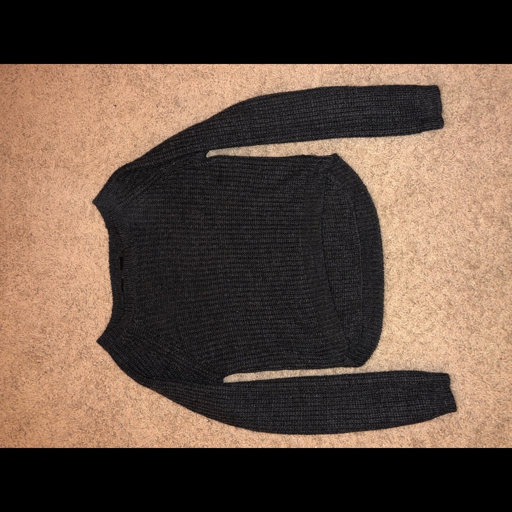 Crop sweater